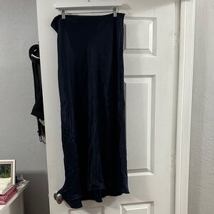 Zara Dark Blue Maxi Skirt
